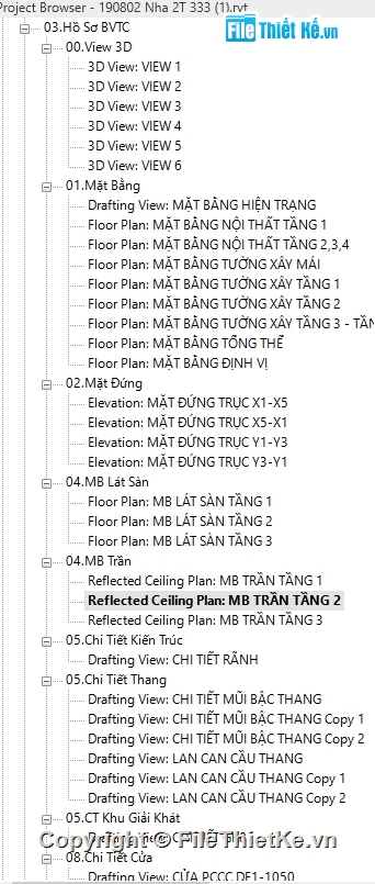 revit 2 tầng,nhà phố 2 tầng revit,file revit nhà 2 tầng,Bản vẽ nhà phố 2 tầng revit